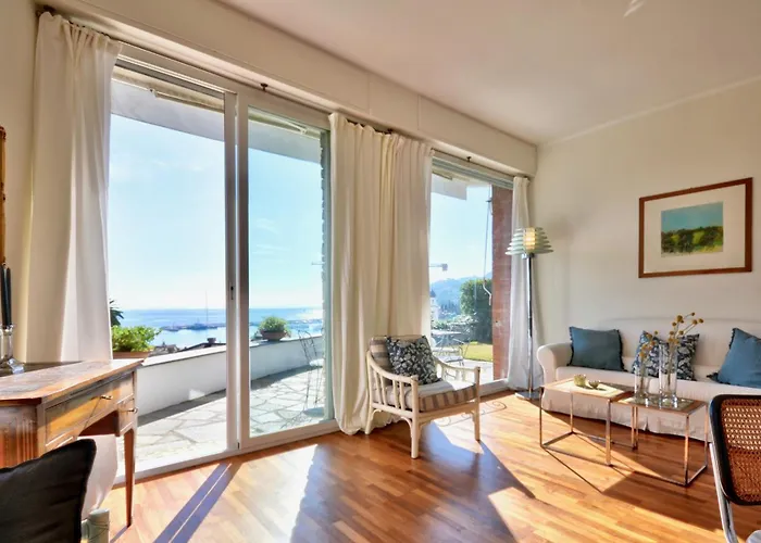 شقة Bellavista Eight - Elegante Vista Mare Con Giardino E Posto Auto Privato - 4 Posti Letto *