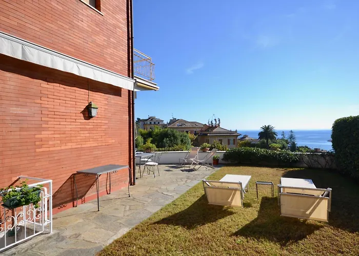 Bellavista Eight - Elegante Vista Mare Con Giardino E Posto Auto Privato - 4 Posti Letto شقة
