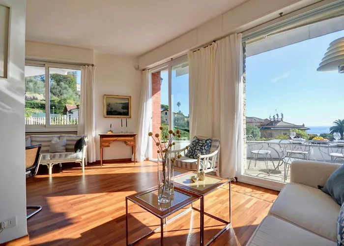 Διαμέρισμα Bellavista Eight - Elegante Vista Mare Con Giardino E Posto Auto Privato - 4 Posti Letto Σάντα Μαργκερίτα Λιγκούρε