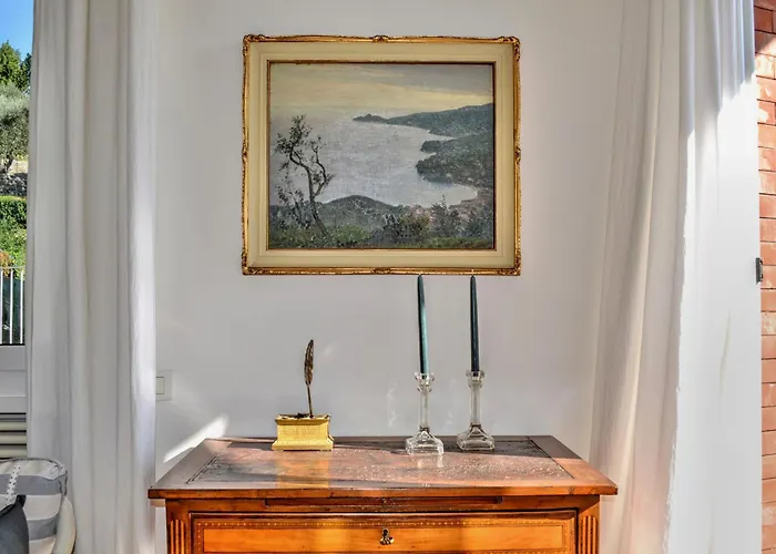 Bellavista Eight - Elegante Vista Mare Con Giardino E Posto Auto Privato - 4 Posti Letto * Σάντα Μαργκερίτα Λιγκούρε